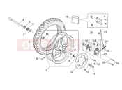 APRILIA RS 50 Tuono 2T Front wheel