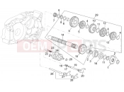 APRILIA RS 50 Tuono 2T Gearbox driven shaft