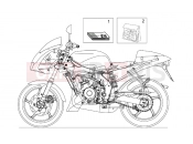 APRILIA RS 50 Tuono 2T Op.'s handbooks and decal