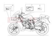 APRILIA RS 50 Tuono 2T Plate set