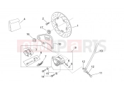 APRILIA RS 50 Tuono 2T Rear brake caliper