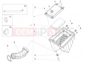 APRILIA RS4 125 4T Air box