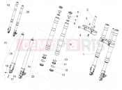 APRILIA RS4 125 4T Front fork Ming Xing