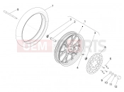 APRILIA RS4 125 4T Front wheel