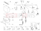 APRILIA RS4 125 4T Rear electrical system