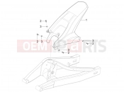 APRILIA RS4 125 4T Rear mudguard