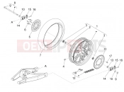 APRILIA RS4 125 4T Rear wheel