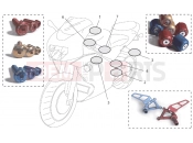 APRILIA RSV 1000 Acc. - Cyclistic components II