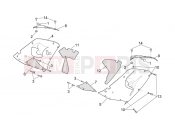 APRILIA RSV 1000 Central body - Upper fairings