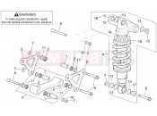 APRILIA RSV 1000 Connecting rod - rear shock abs.