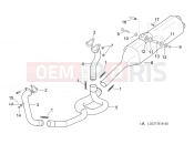 APRILIA RSV 1000 Exhaust pipe