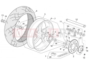 APRILIA RSV 1000 Rear wheel