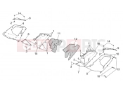 APRILIA RSV 1000 Central body - Upper fairings