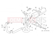 APRILIA RSV 1000 Exhaust pipe