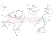 APRILIA RSV 1000 Rear body - Rear fairing