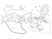 APRILIA RSV 1000 Rear brake caliper