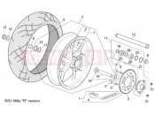APRILIA RSV 1000 Rear wheel RSV Mille 