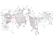 APRILIA RSV 1000 Water coolers