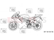 APRILIA RSV 1000 Decal My 04-05-06
