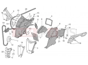 APRILIA RSV 1000 Front body - Duct