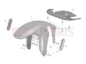 APRILIA RSV 1000 Front body - Front mudguard
