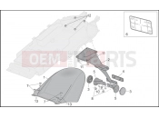 APRILIA RSV 1000 Rear mudguard