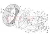 APRILIA RSV 1000 Rear wheel R version