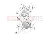 YAMAHA YFM 660 Grizzly YFM660FWA YFM66FGW GRIZZLY 2C6V 2007 CYLINDER HEAD