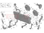 APRILIA RSV 1000 Cooling system