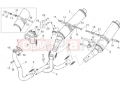 APRILIA RSV 1000 Exhaust pipe