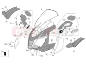 APRILIA RSV 1000 Front body - Front fairing
