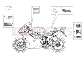 APRILIA RSV 1000 Plate set and handbooks