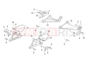 APRILIA RSV 1000 Tuono Foot rests