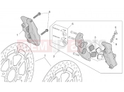 APRILIA RSV 1000 Tuono R-RF vers. front brake caliper