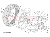 APRILIA RSV 1000 Tuono ST-RS version rear wheel