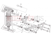 APRILIA RSV 1000 Tuono Connecting rod - rear shock abs.