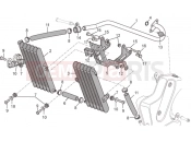 APRILIA RSV 1000 Tuono Oil radiator