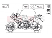 APRILIA RSV 1000 Tuono Plate set-decal-op.handbooks