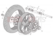 APRILIA RSV 1000 Tuono Front wheel Factory