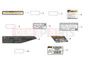 APRILIA RSV4 1000 APRC Factory ABS Plate set and decal