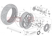 APRILIA RSV4 1000 APRC Factory ABS Rear wheel