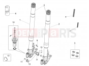 APRILIA RSV4 1000 Racing Factory ABS Front fork Ohlins