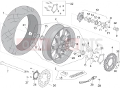 APRILIA RSV4 1000 Racing Factory ABS Rear wheel