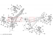 APRILIA Shiver 750 GT Foot rests