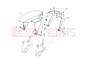 APRILIA Shiver 750 GT Front body - Front mudguard