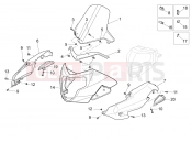 APRILIA Shiver 750 GT Front body - Front fairing