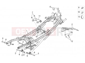APRILIA Shiver 750 GT Saddle support