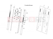 APRILIA SL 1000 Falco Front fork I