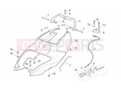 APRILIA SL 1000 Falco Rear body - Rear fairing