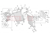 APRILIA SL 1000 Falco Water coolers